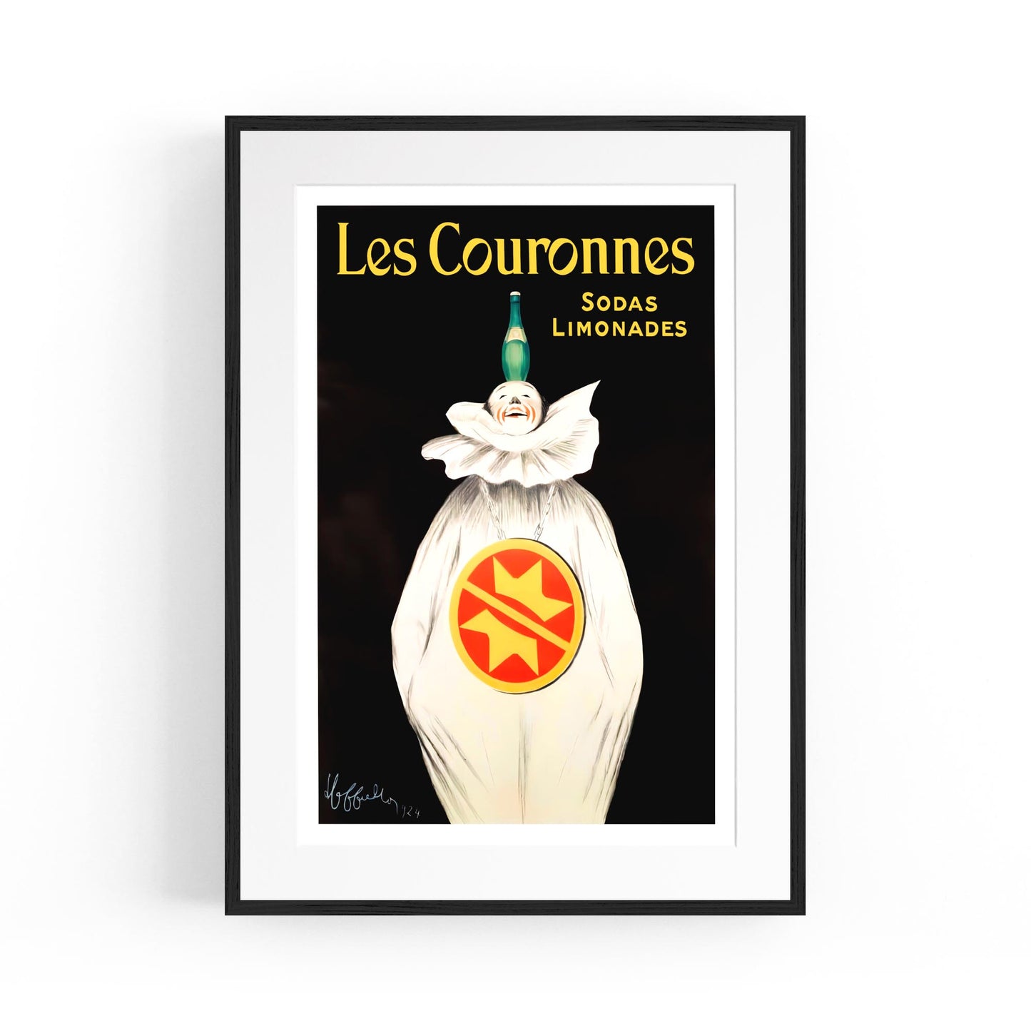 Les Couronnes Sodas Limonades by Leonetto Capiello | Framed Vintage Poster