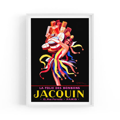La Folie des Bonbons Jacquin by Leonetto Cappiello | Framed Vintage Poster