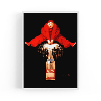 Spa Belgique | Framed Vintage Drink Poster