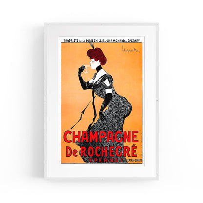 Champagne De Rochegre French Wine | Framed Vintage Poster