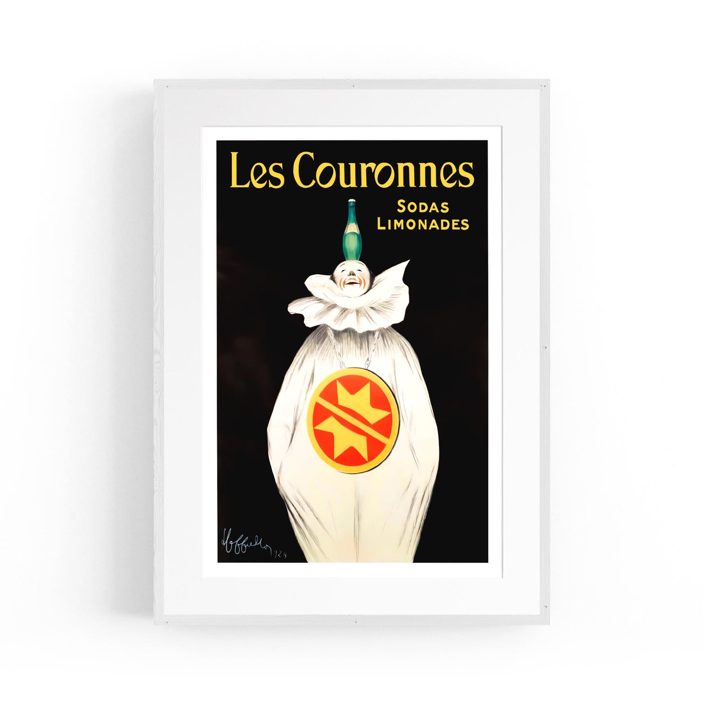 Les Couronnes Sodas Limonades by Leonetto Capiello | Framed Vintage Poster