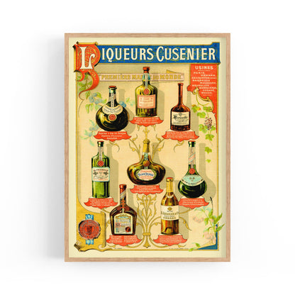 Liqueurs Cusenier | Framed Vintage Poster