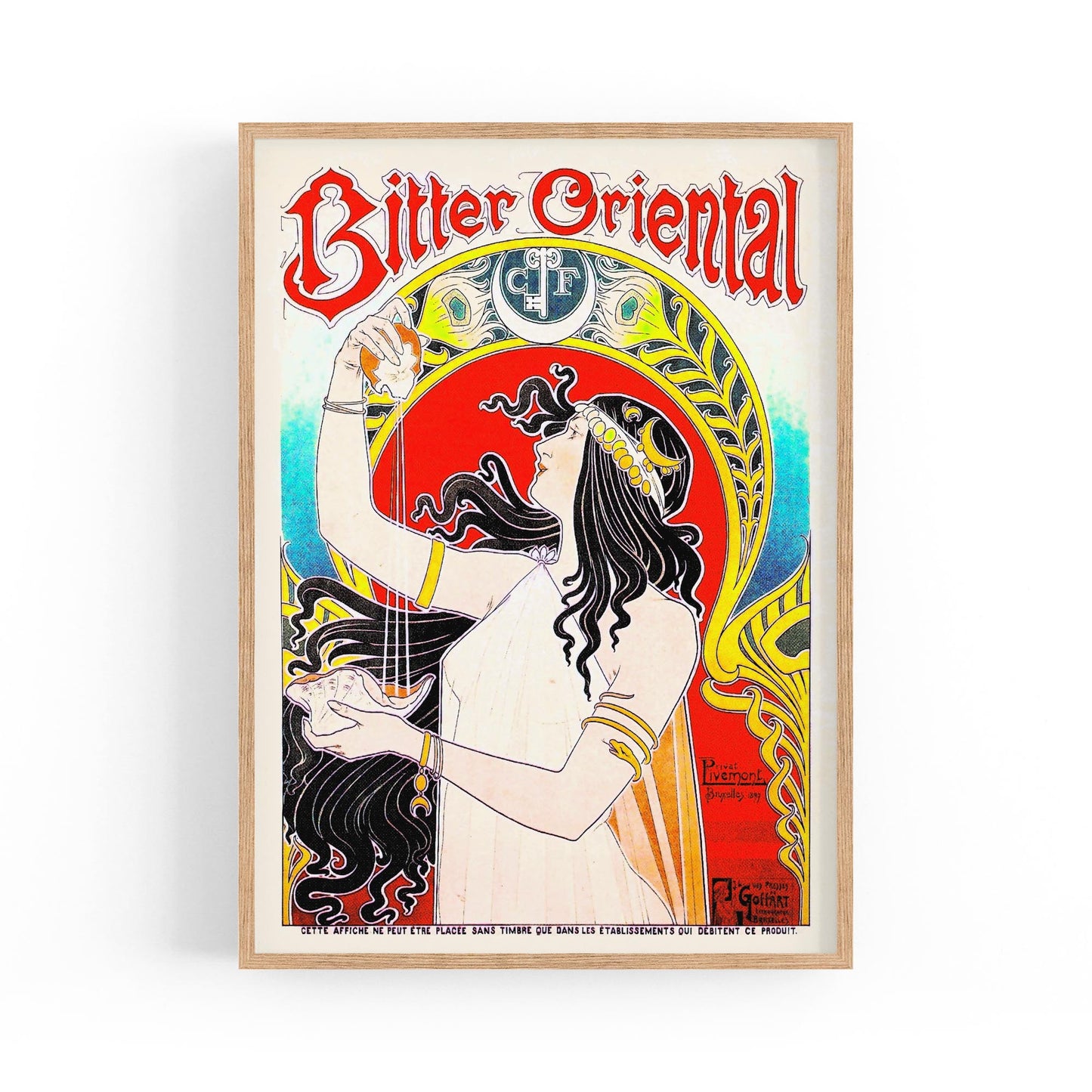 Bitter Oriental French | Framed Vintage Poster