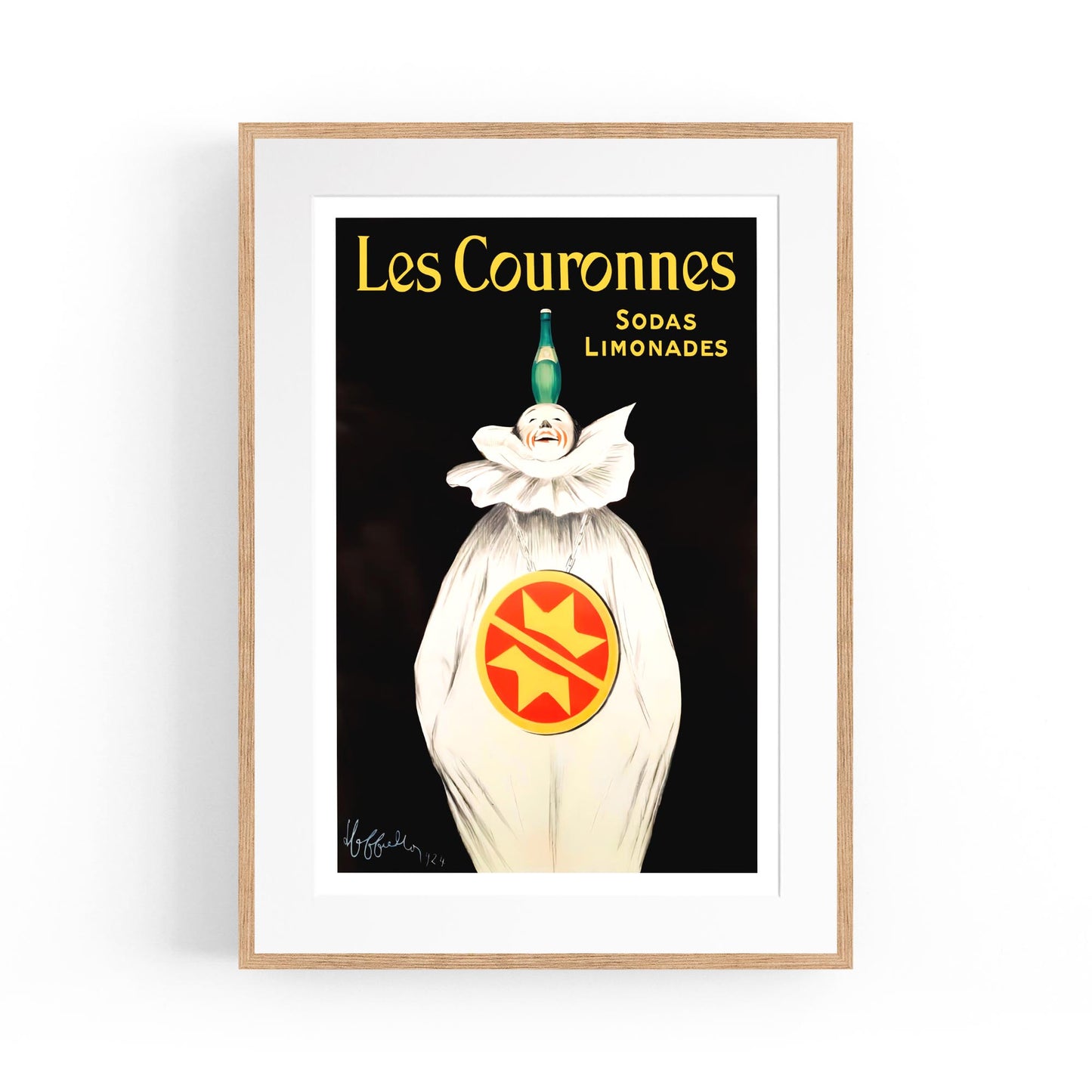 Les Couronnes Sodas Limonades by Leonetto Capiello | Framed Vintage Poster