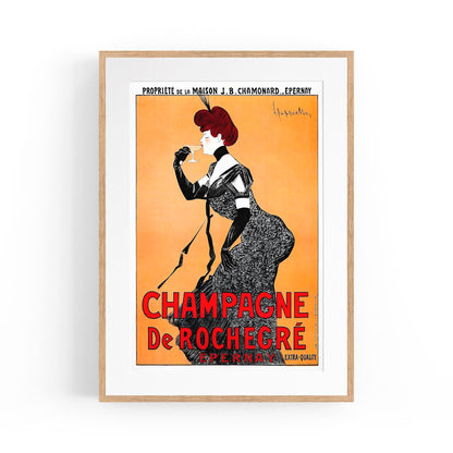 Champagne De Rochegre French Wine | Framed Vintage Poster