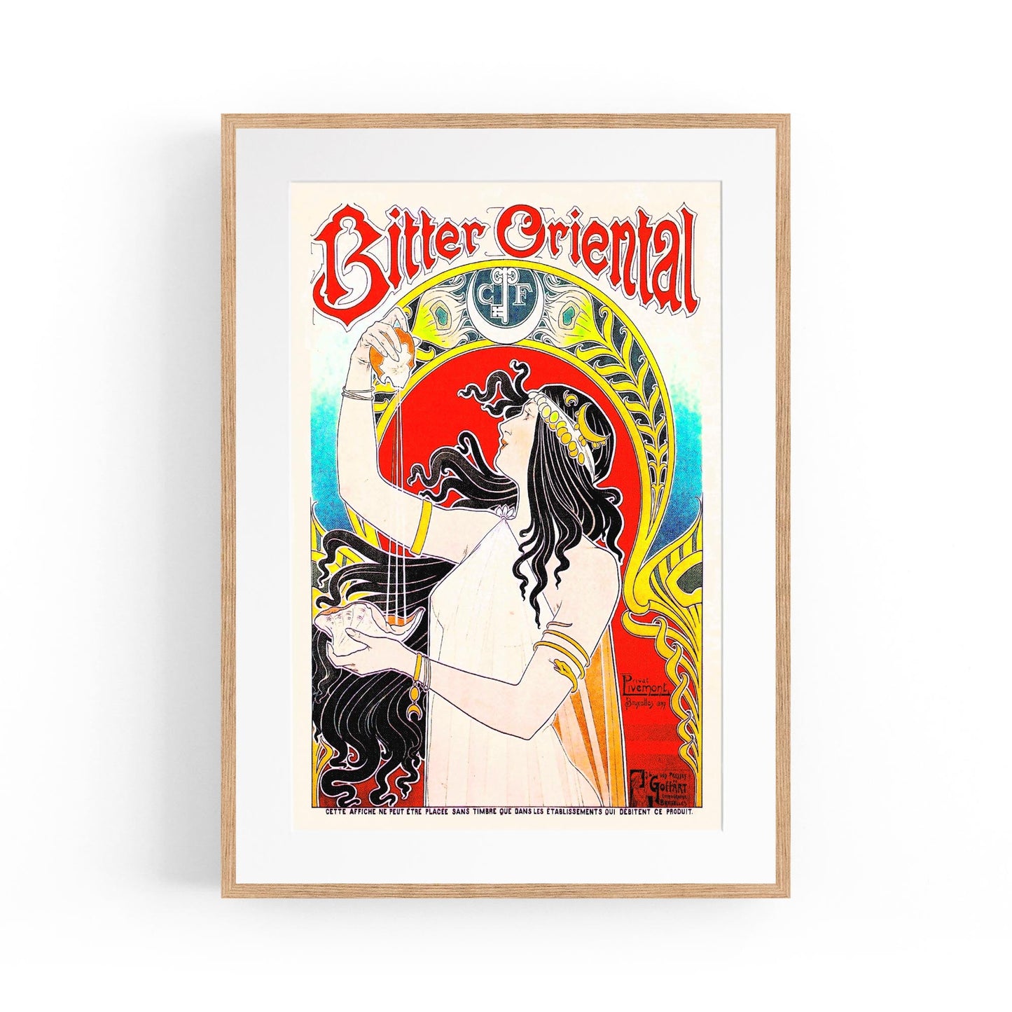 Bitter Oriental French | Framed Vintage Poster