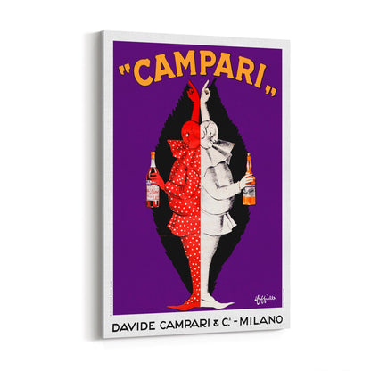 Davide Campari & Co Milano by Leonetto Cappiello | Framed Canvas Vintage Advertisement