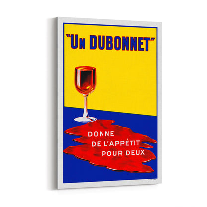 Dubonnet Aperitif #2 | Framed Canvas Vintage Advertisement