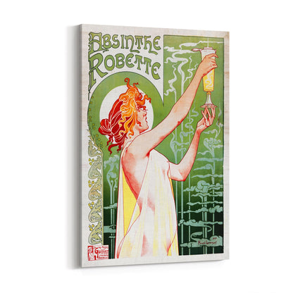 Absinthe Robette Alcohol Spirit | Framed Canvas Vintage Advertisement