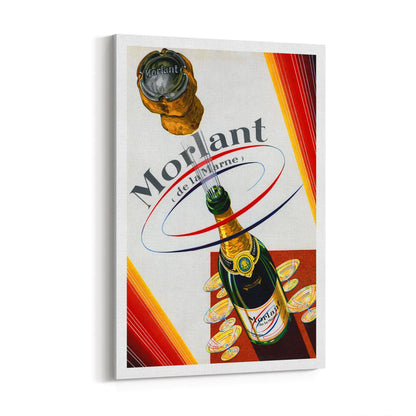 Morlant Champagne Wine | Framed Canvas Vintage Advertisement