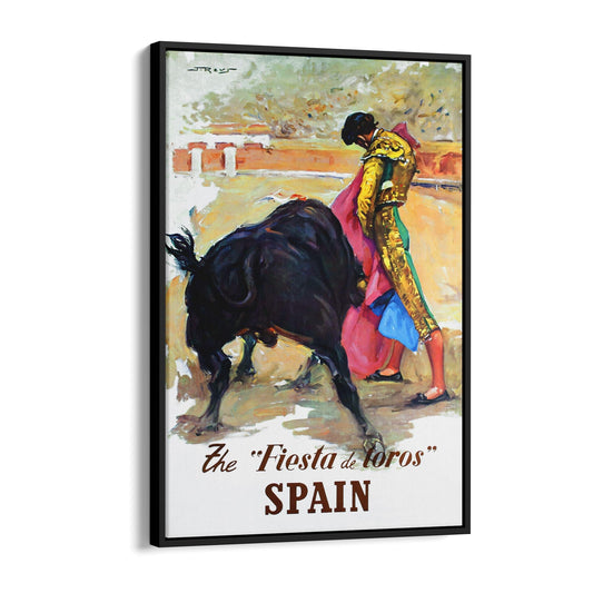 Spain by J. Reus | Framed Canvas Vintage Travel Advertisement