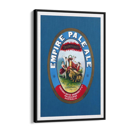 Empire Pale Ale, Melbourne Australia | Framed Canvas Vintage Advertisement