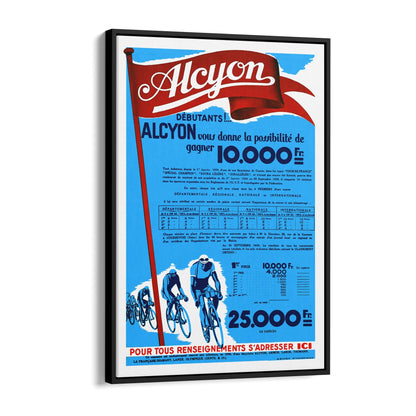 Alcyon Cycling Sports | Framed Canvas Vintage Advertisement