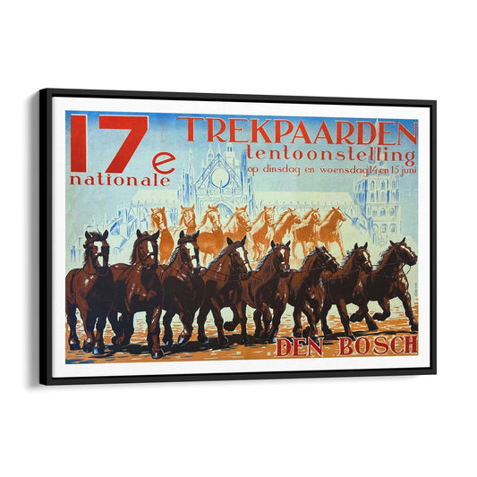1925 Netherlands Travel & Tourism | Framed Canvas Vintage Advertisement
