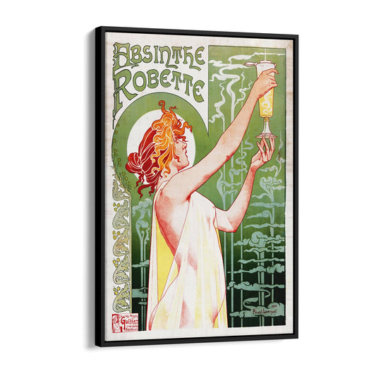 Absinthe Robette Alcohol Spirit | Framed Canvas Vintage Advertisement