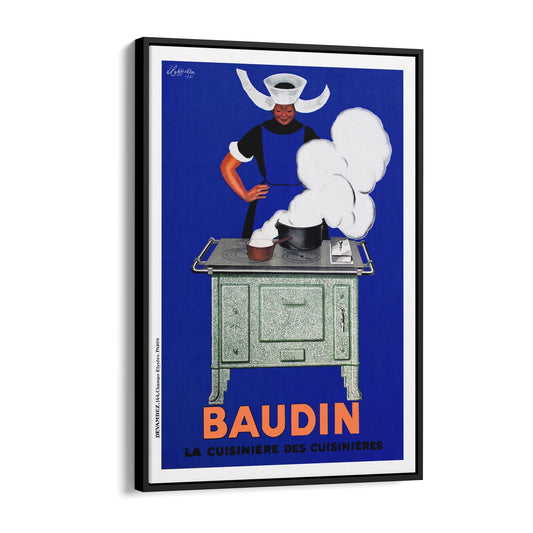 Baudin "La Cuisiniere Des Cuisinieres" by Leonetto Cappiello | Framed Canvas Vintage Advertisement
