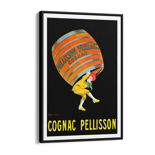 Pellisson Pere & Co Cognac by Leonetto Cappiello | Framed Canvas Vintage Advertisement