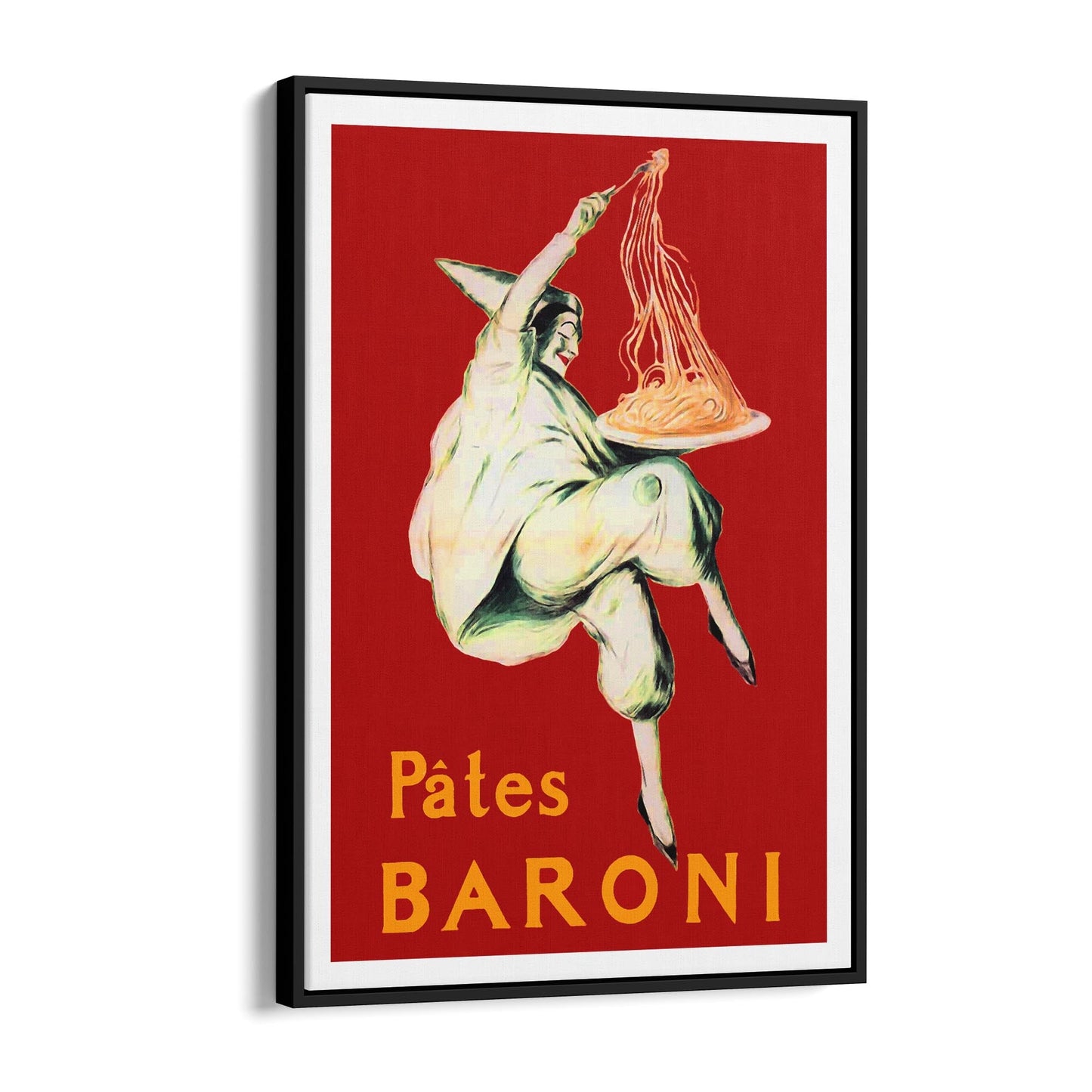 Pates Baroni Pasta by Leonetto Cappiello Food | Framed Canvas Vintage Advertisement