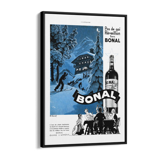 Bonal by Charles Lemmel | Framed Canvas Vintage Advertisement