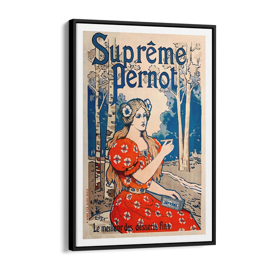 Supreme Pernot | Framed Canvas French Vintage Advertisement