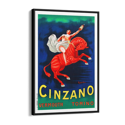 Cinzano Vermouth by Leonetto Cappiello | Framed Canvas Vintage Advertisement