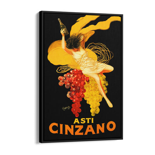 Asti Cinzano by Leonetto Cappiello | Framed Canvas Vintage Advertisement