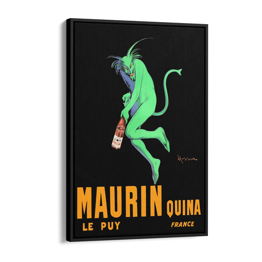 Maurin Quina by Leonetto Cappiello | Framed Canvas Vintage Advertisement