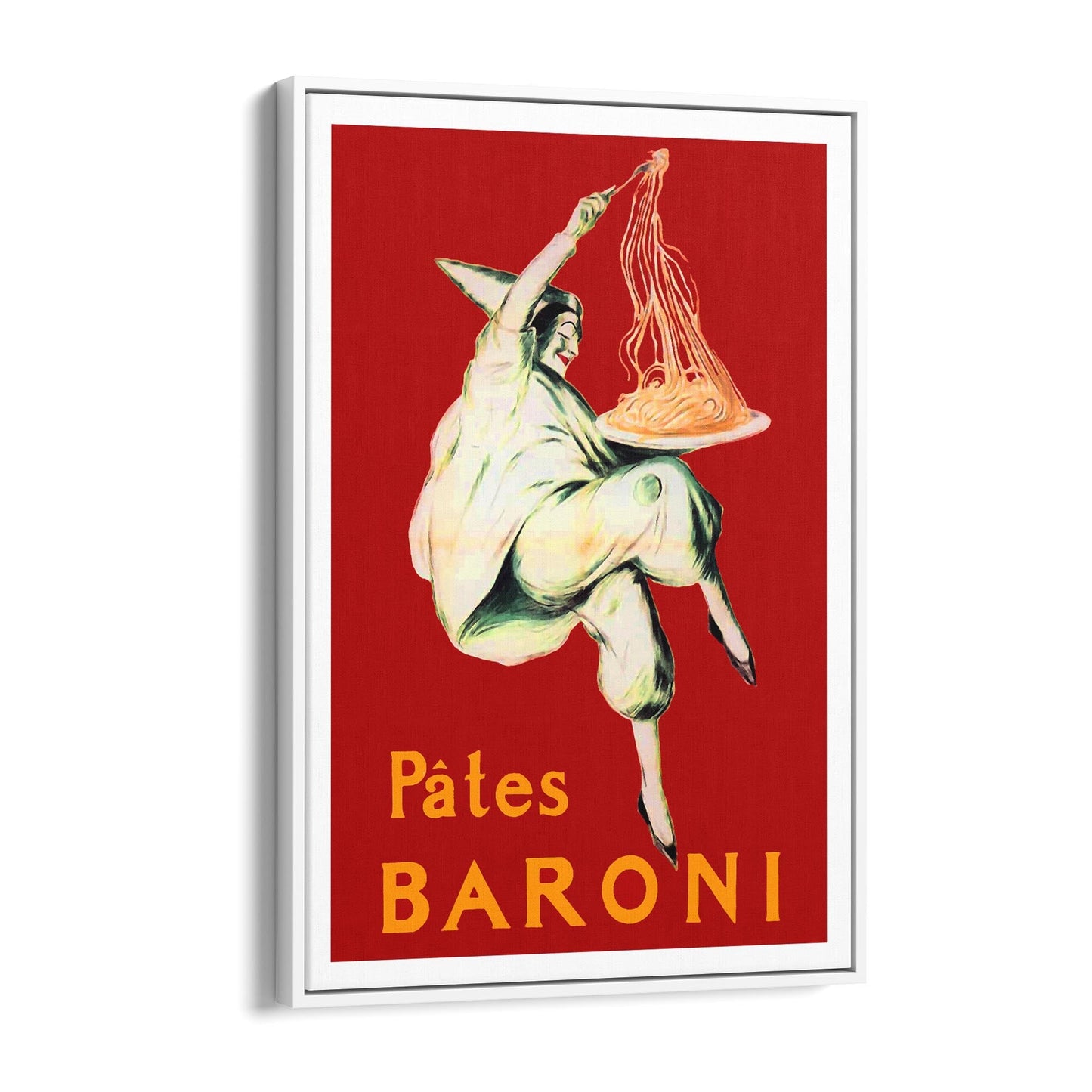 Pates Baroni Pasta by Leonetto Cappiello Food | Framed Canvas Vintage Advertisement