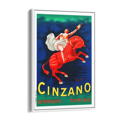 Cinzano Vermouth by Leonetto Cappiello | Framed Canvas Vintage Advertisement