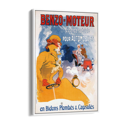 Benzo-Moteur French Car | Framed Canvas Vintage Advertisement