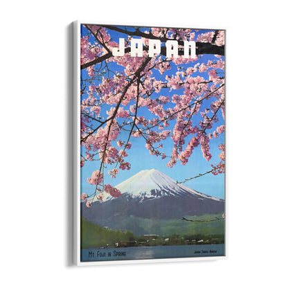 Mount Fuji, Japan | Framed Canvas Vintage Travel Advertisement