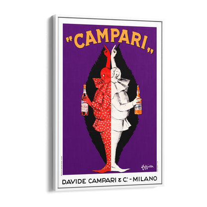 Davide Campari & Co Milano by Leonetto Cappiello | Framed Canvas Vintage Advertisement