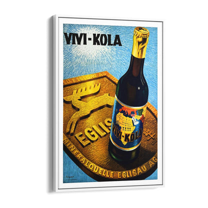 Vivi Kola Drink by Franz Gygax | Framed Canvas Vintage Advertisement