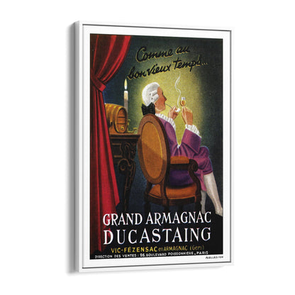 Grand Armagnac DuCastaing | Framed Canvas Vintage Advertisement