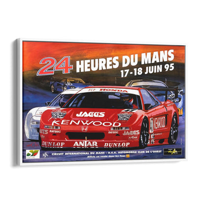 1995 Le Mans 24 Hours French Motorsport | Framed Canvas Vintage Advertisement