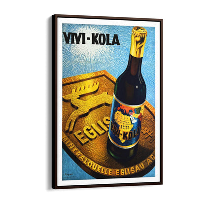 Vivi Kola Drink by Franz Gygax | Framed Canvas Vintage Advertisement