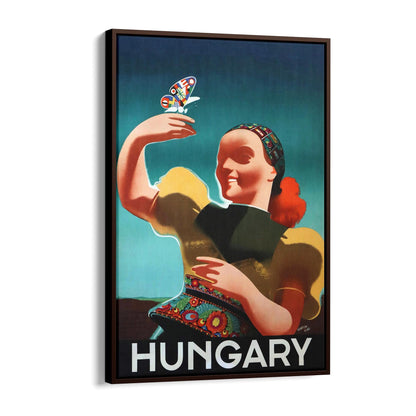 Hungary by Konecsni Kling | Framed Canvas Vintage Travel Advertisement