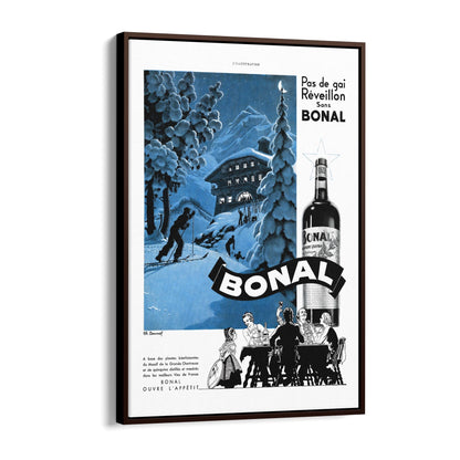 Bonal by Charles Lemmel | Framed Canvas Vintage Advertisement