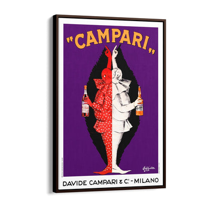 Davide Campari & Co Milano by Leonetto Cappiello | Framed Canvas Vintage Advertisement