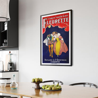 Fleurette Liqueur d'Anis | Framed Vintage Poster