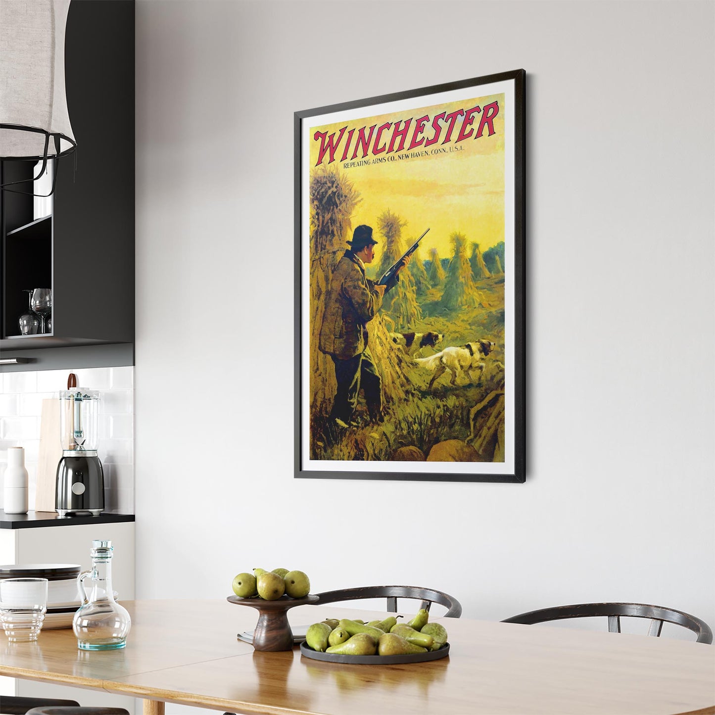 Winchester Firearms & Hunting | Framed Vintage Poster