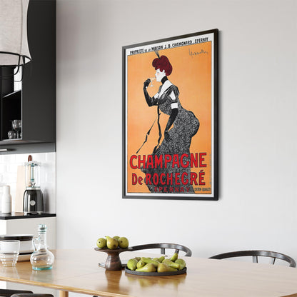 Champagne De Rochegre French Wine | Framed Vintage Poster