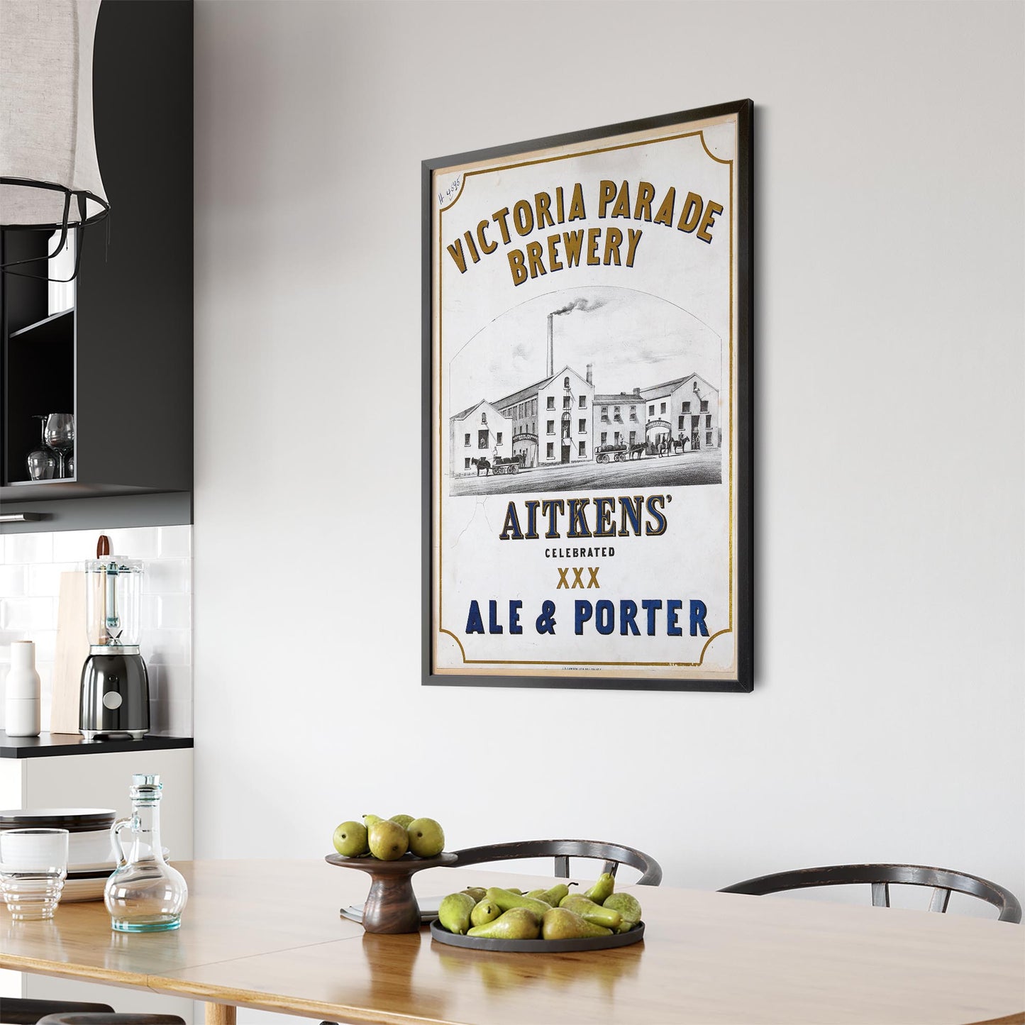 Victoria Parade Brewery, Australia | Framed Vintage Poster